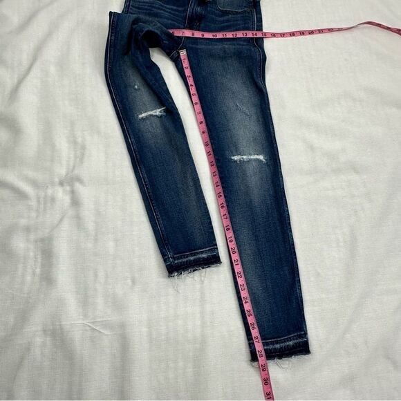 Madewell Women's size 24 High Rise 9”Skinny Distressed Jeans - Picture 14 of 15